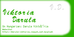 viktoria darula business card